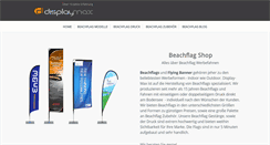 Desktop Screenshot of beachflag-shop.de