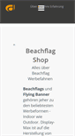 Mobile Screenshot of beachflag-shop.de